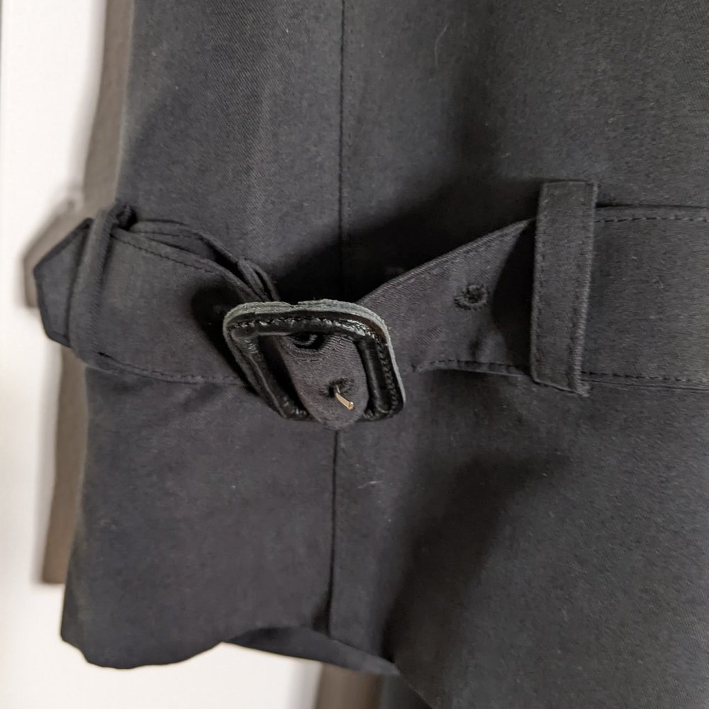 Ladies Burberry Air Force Blue Trench Coat - Picture 2 of 10